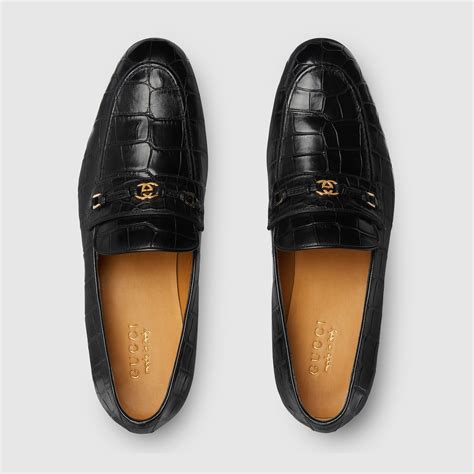 gucci men's loafer with interlocking g|men's gucci loafers outlet.